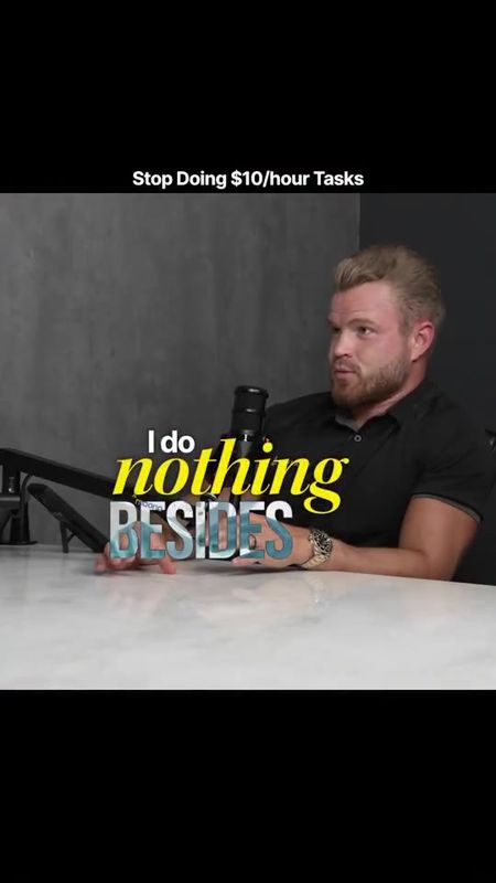 Stop doing $10/hour tasks