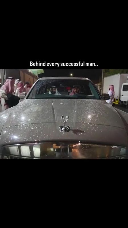 Behind every successful man…