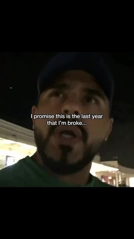 The last year that I'm broke
